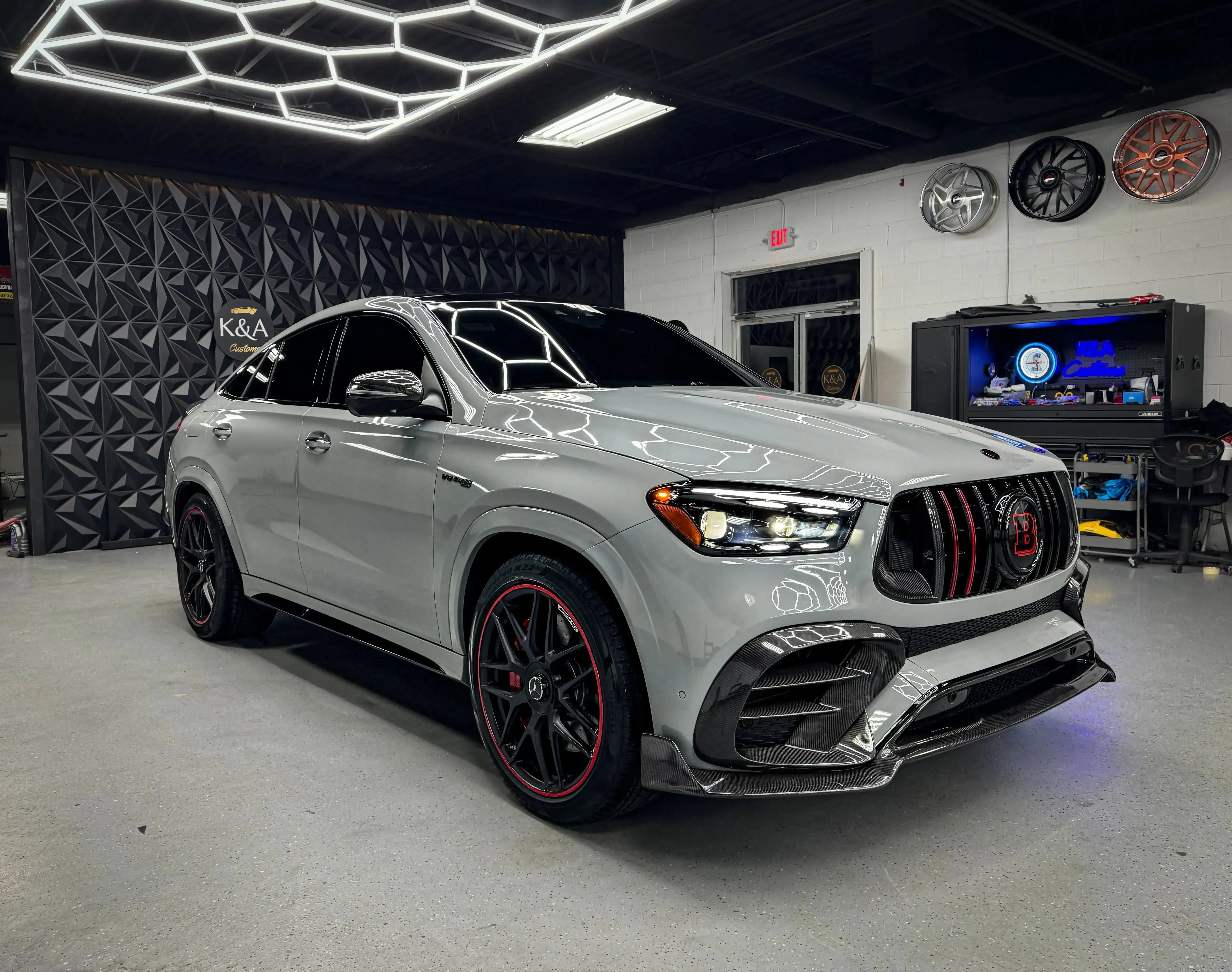 BRS Style Carbon Fiber Body Kit - Mercedes Benz C167 GLE Coupe & W176 GLE SUV