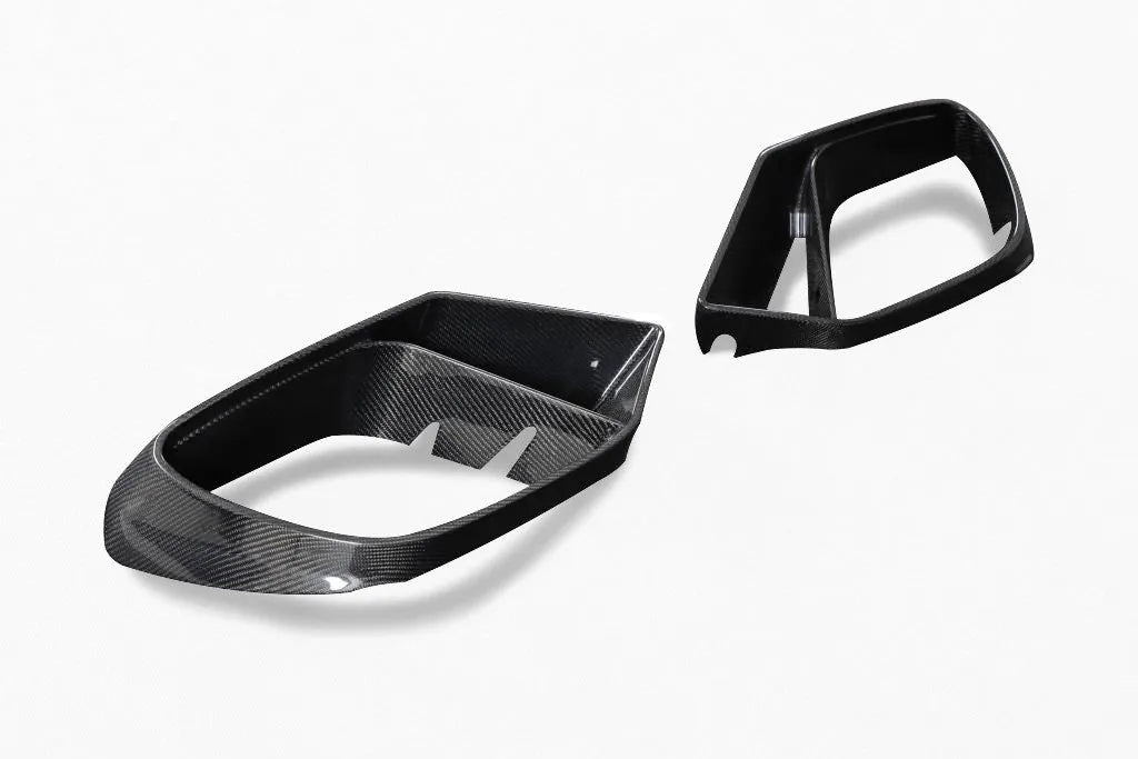 BRS Style Carbon Fiber Fog Lamp Covers - Mercedes Benz X290 GT43 / GT50 / GT53 / GT63 AMG