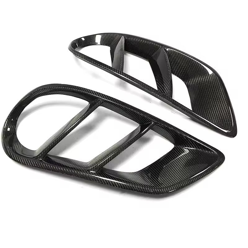 BRS Style Carbon Fiber Front Air Vent Trims - Mercedes Benz W205 C Class