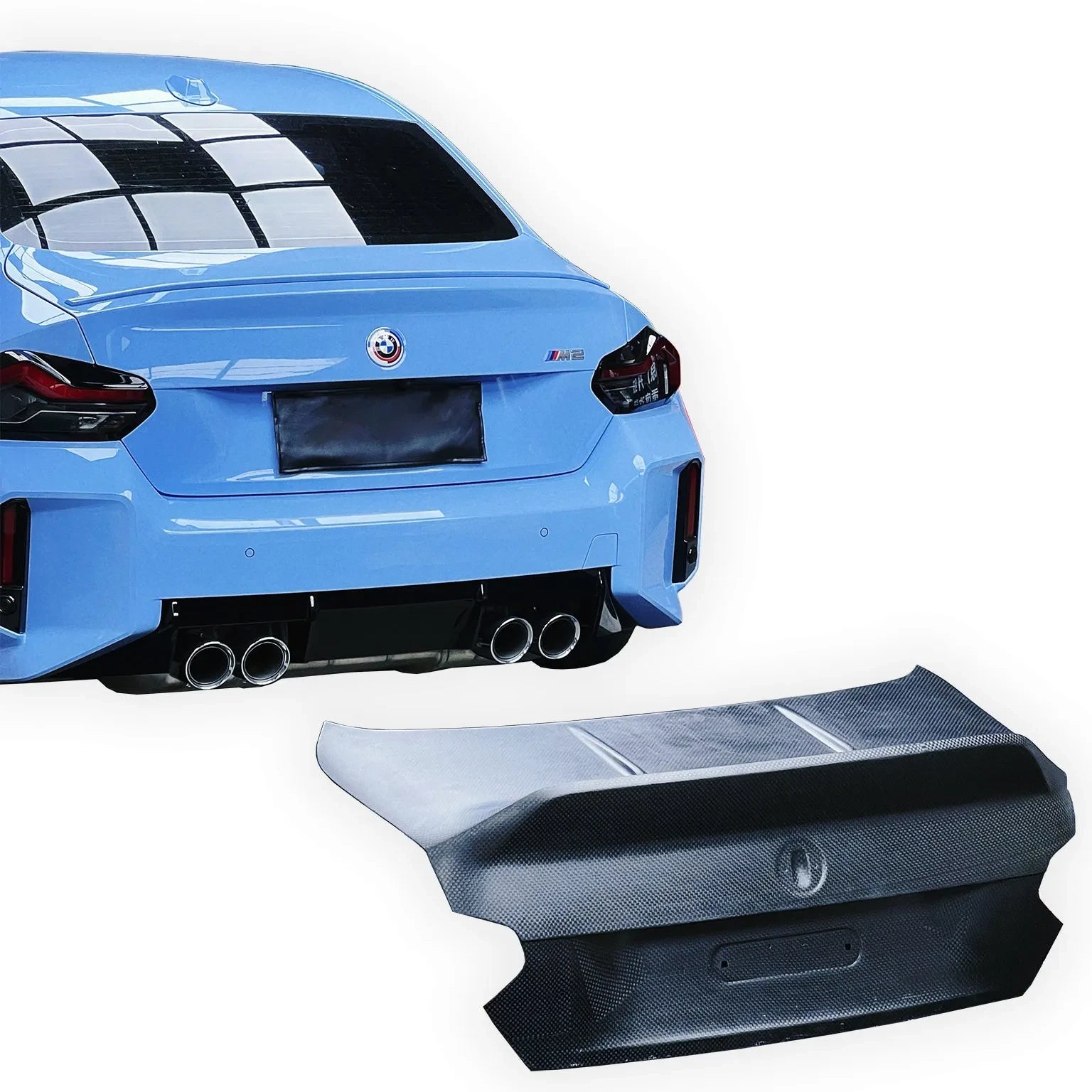 CSL Style Carbon Fiber Rear Trunk - BMW G87 M2