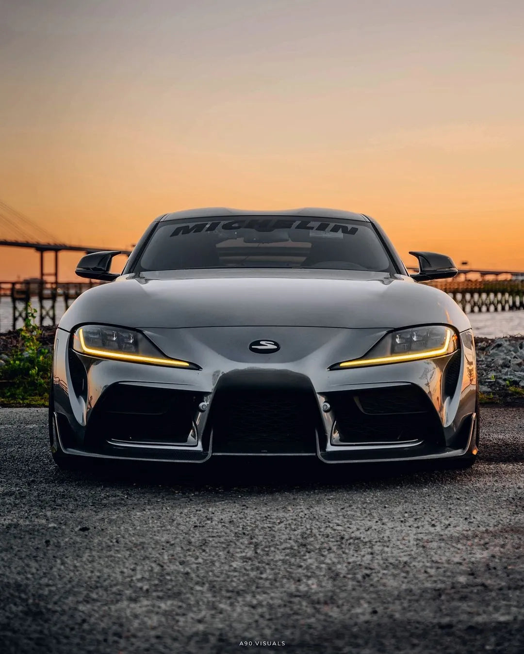 CSL Style Headlight DRL LED Module Set - Toyota A90 GR Supra