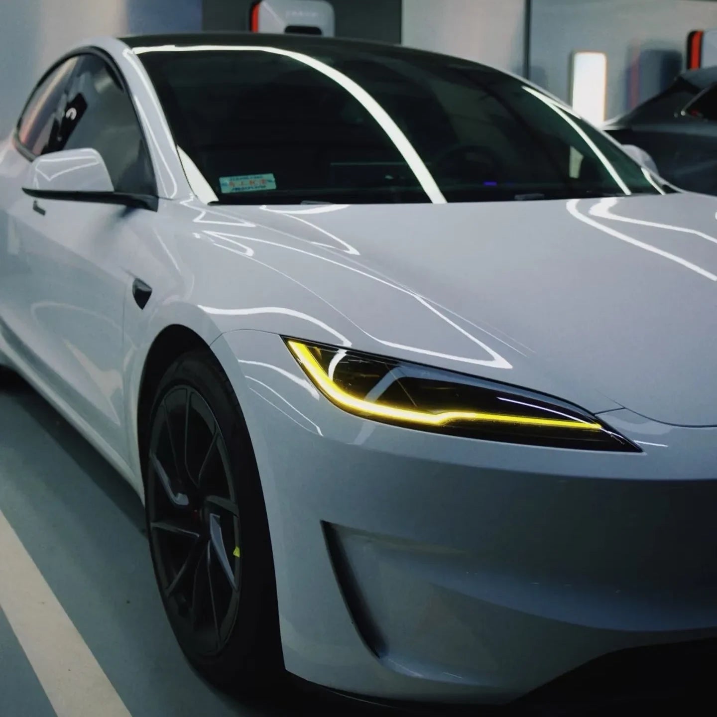 CSL Yellow DRL LED Module Set - New Tesla Model 3