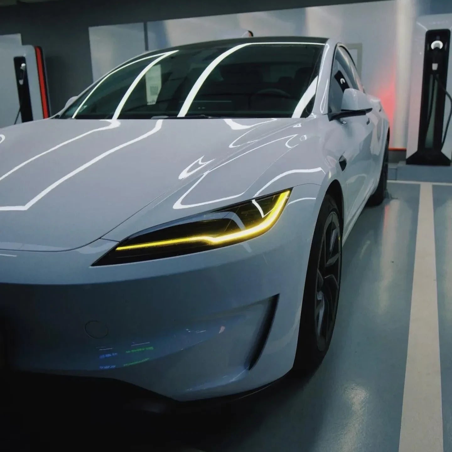 CSL Yellow DRL LED Module Set - New Tesla Model 3