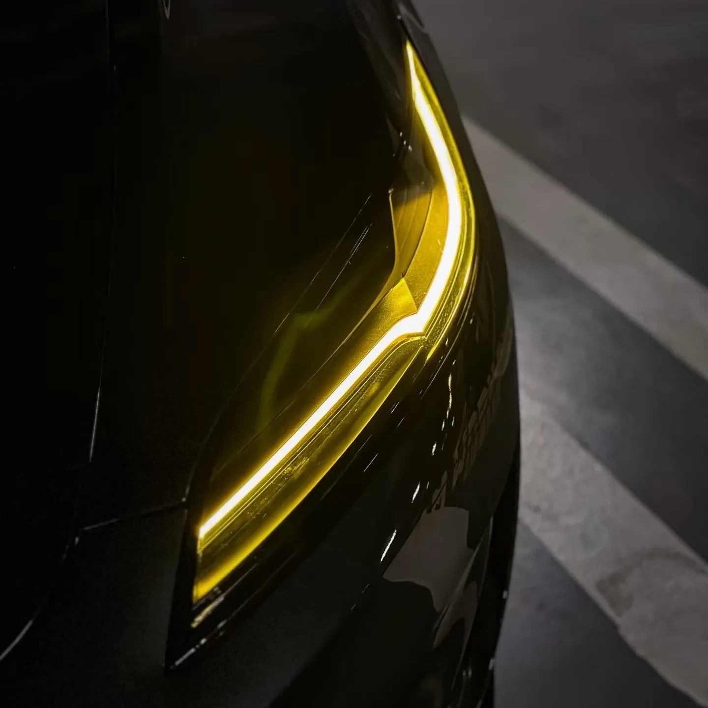 CSL Yellow DRL LED Module Set - New Tesla Model 3