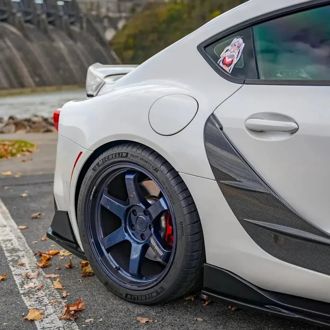 Carbon Fiber Door Fender Trim Set - Toyota A90 GR Supra