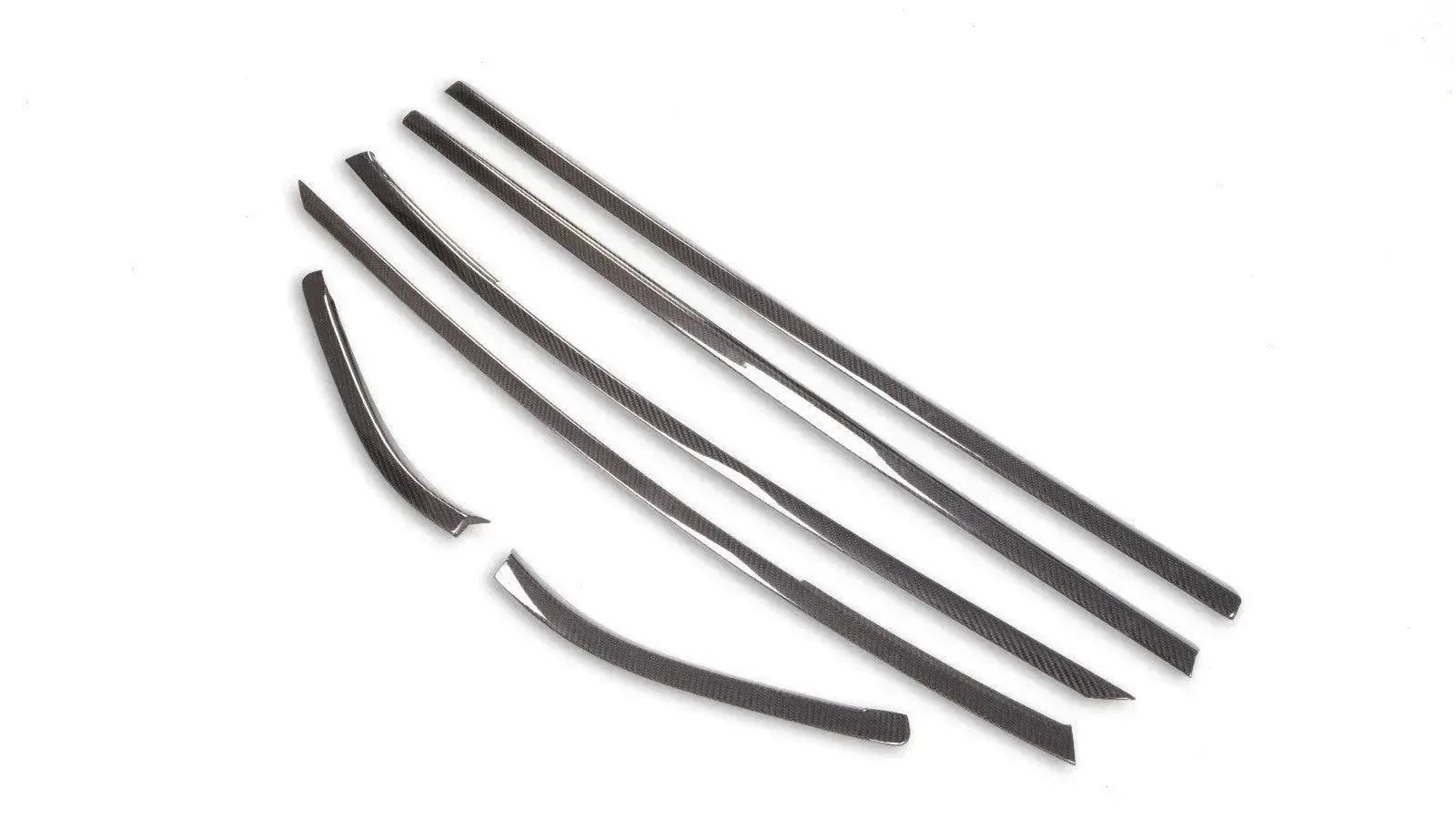 Carbon Fiber Door Window Molding Trim Set - Toyota A90 Supra