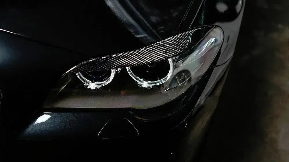 Carbon Fiber Eyelid Headlight Trim - BMW F10 M5 & 5 Series