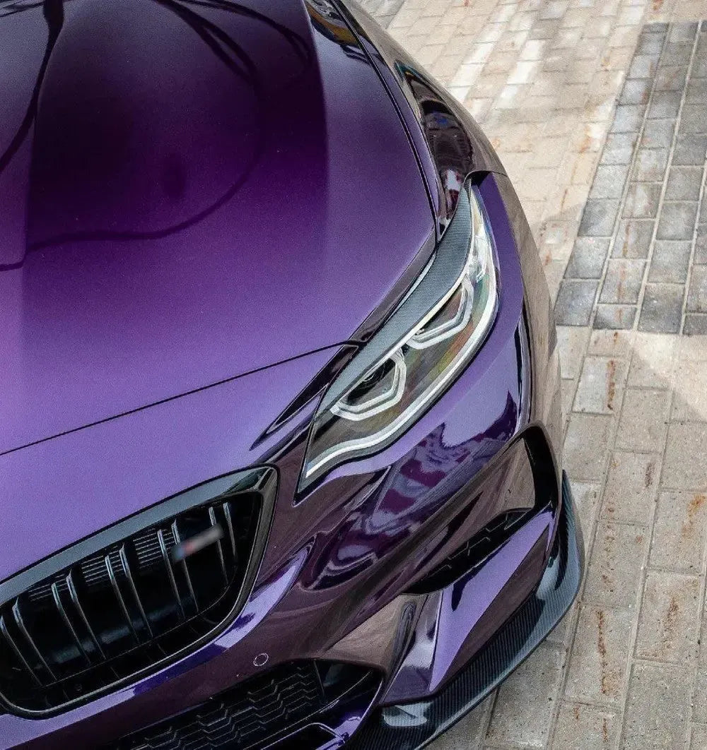 Carbon Fiber Eyelid Headlight Trim - BMW F87 M2 & F22 / F23 2 Series