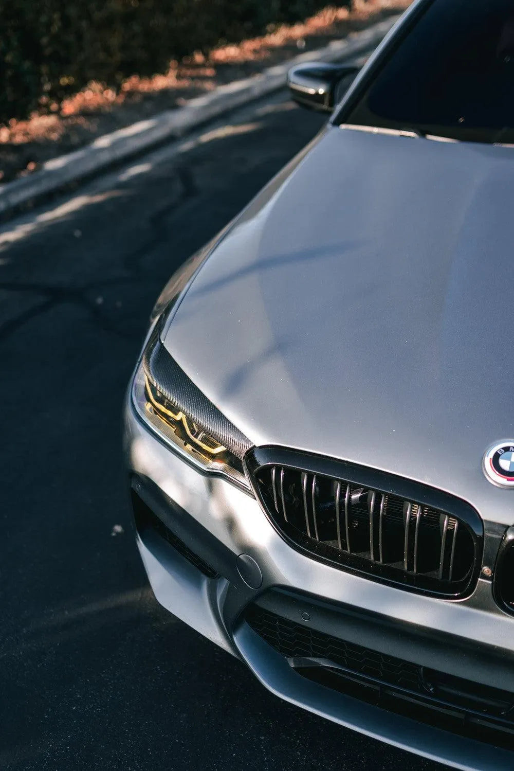 Carbon Fiber Eyelid Headlight Trim - BMW F90 M5