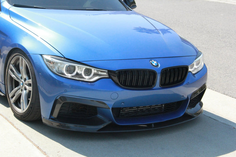 Carbon Fiber Front Upper Splitters - BMW F32 / F33 / F36 4 Series