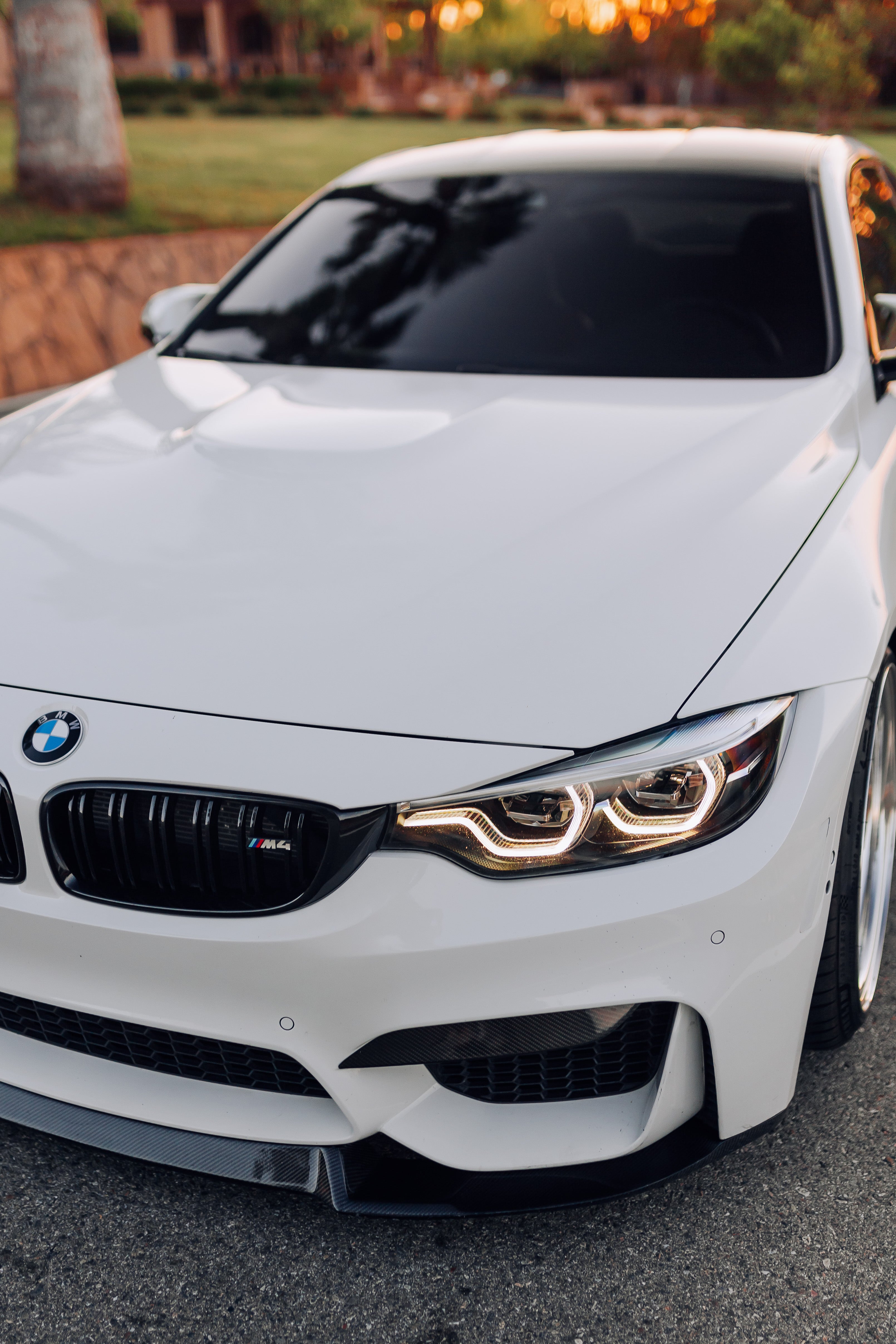 Carbon Fiber Front Upper Splitters - BMW F80 M3 & F82 / F83 M4