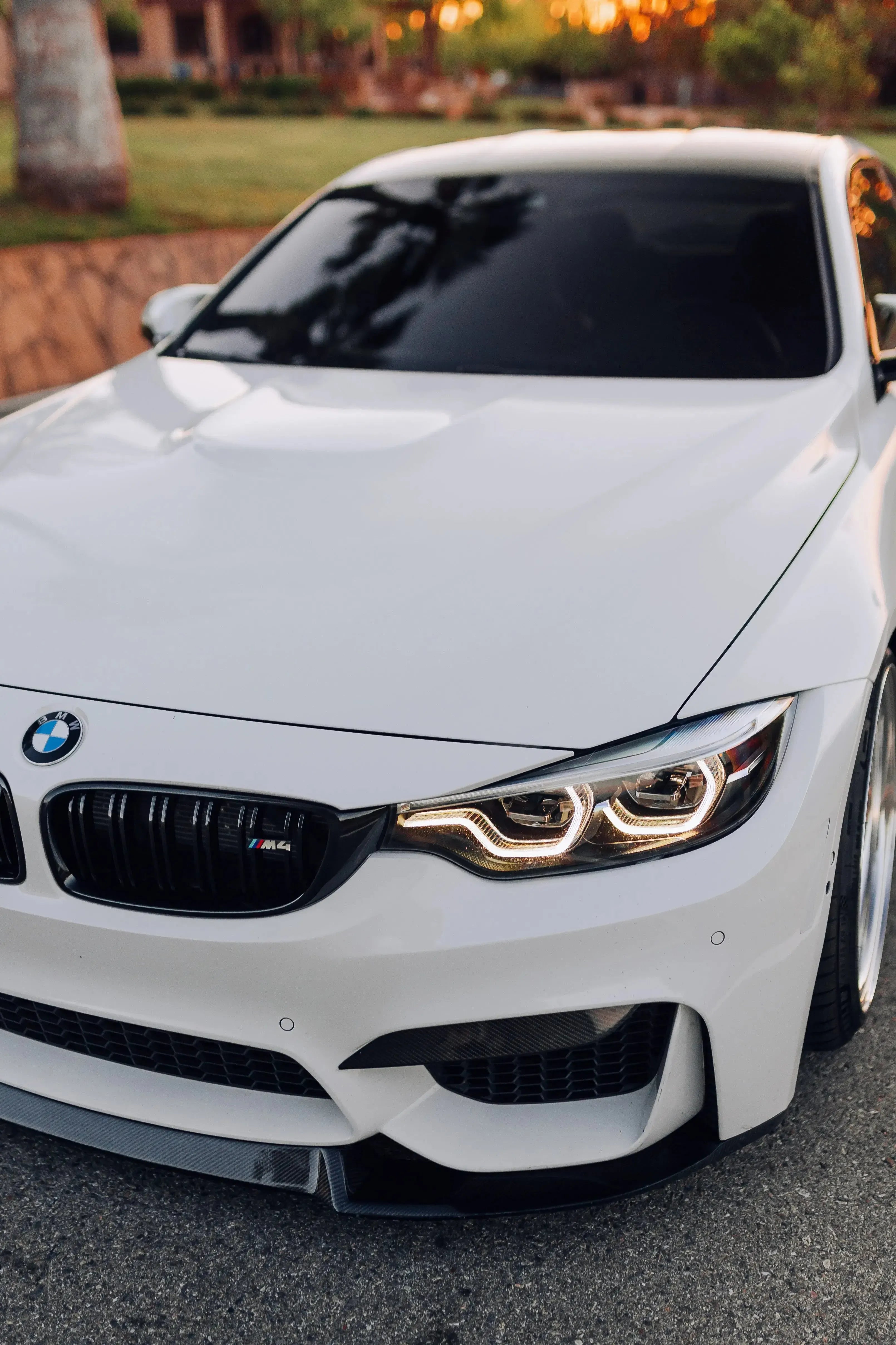 Carbon Fiber Front Upper Splitters - BMW F80 M3 & F82 / F83 M4