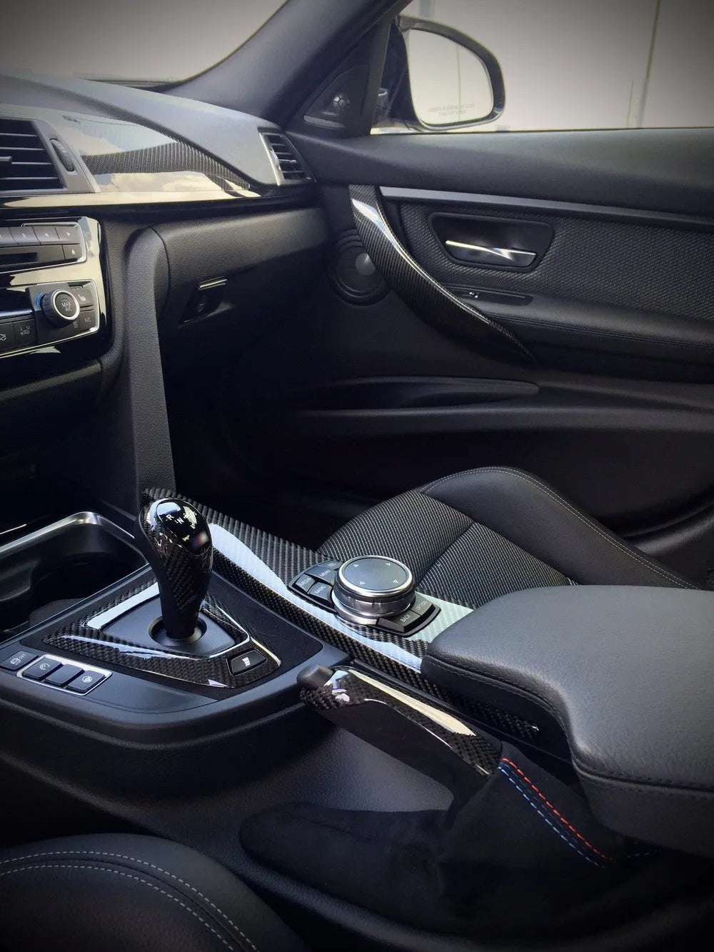 Carbon Fiber Gear Shifter Trims - BMW M F Chassis
