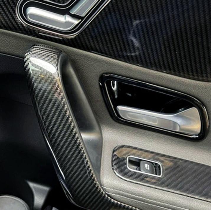 Carbon Fiber Inner Door Handle Trims - Mercedes Benz W177 A-Class & W118 CLA-Class