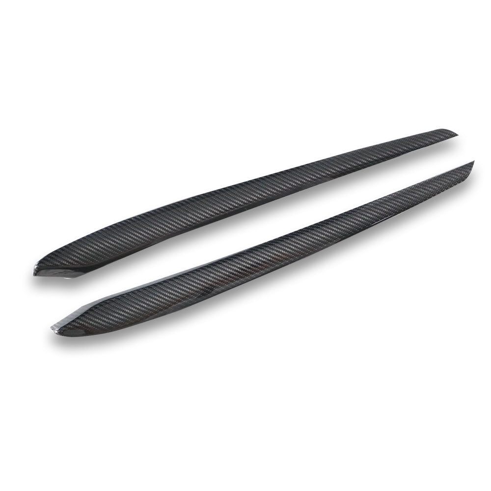 Carbon Fiber Interior Door Trim Set - Tesla Model 3 & Y