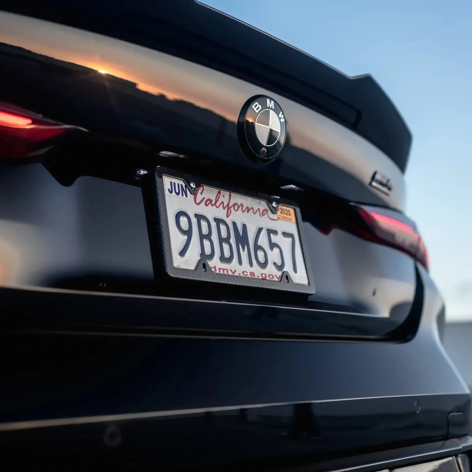 Carbon Fiber License Plate Frame - V2