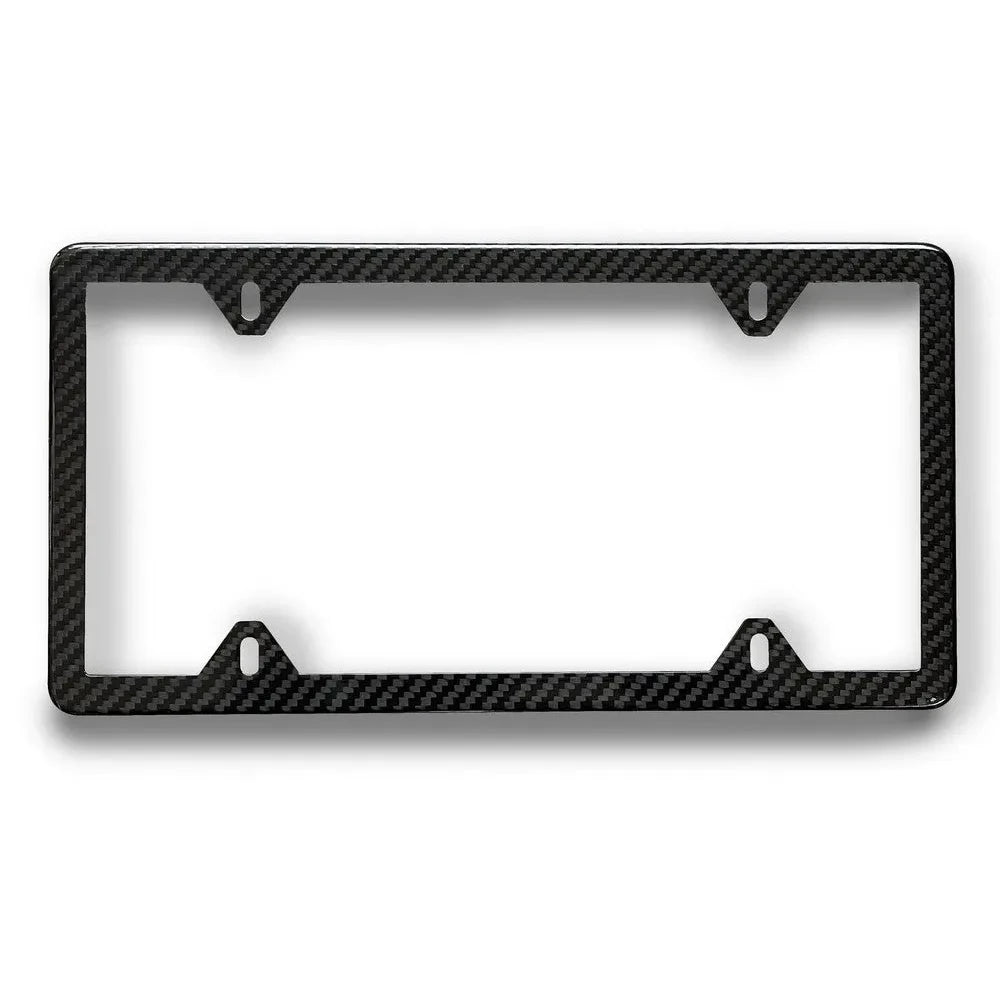 Carbon Fiber License Plate Frame - V2