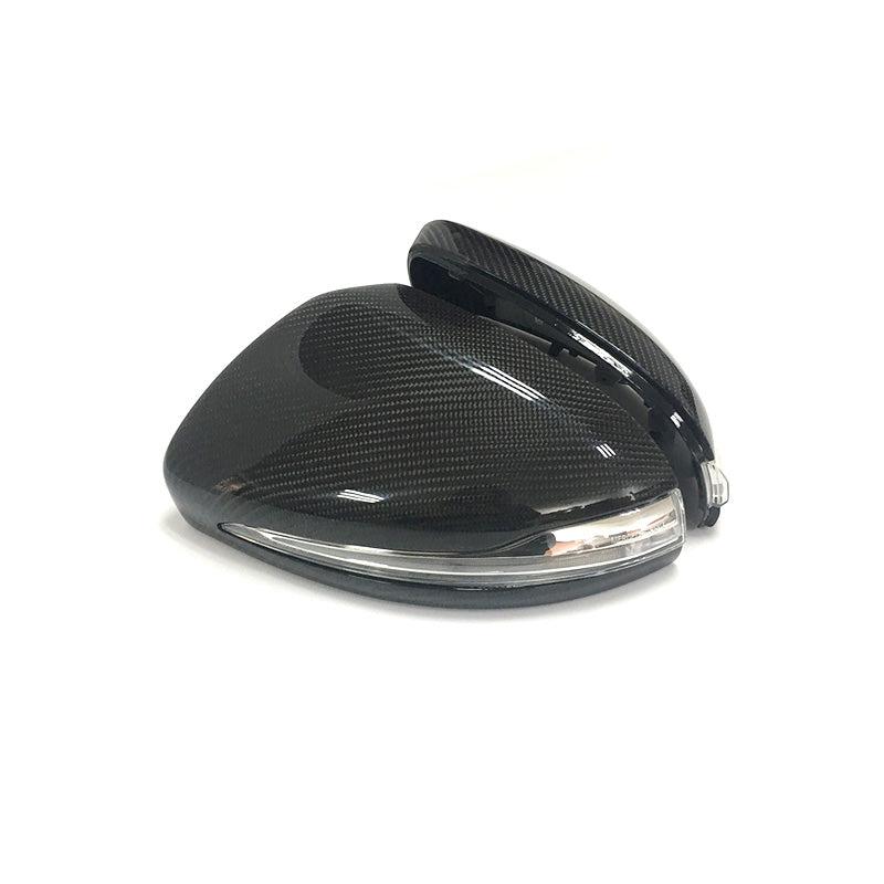 Carbon Fiber Mirror Cap Set - Mercedes Benz W205 C Class, W213 E Class, W222 S Class, & X253 GLC