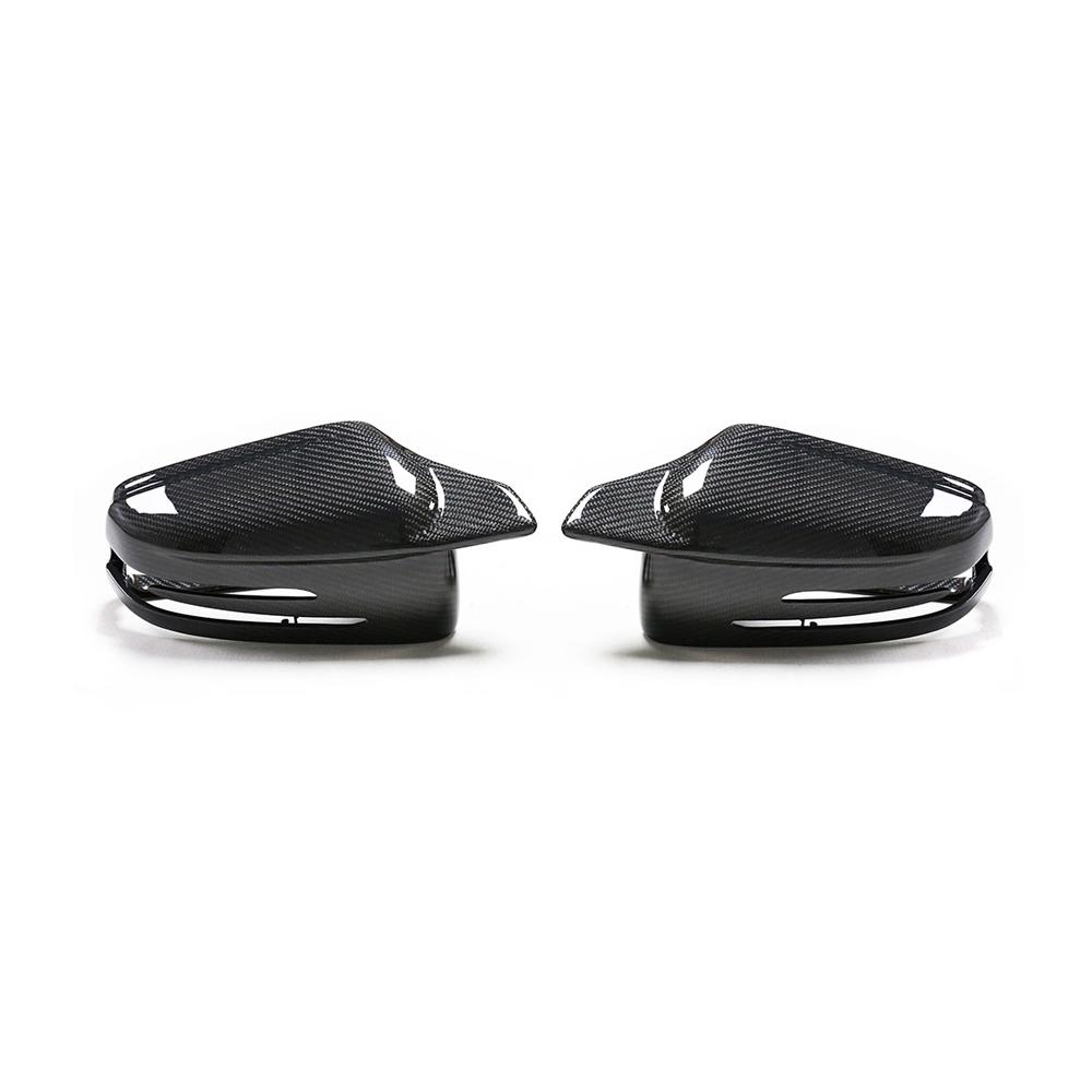 Carbon Fiber Mirror Cap Set - Mercedes Benz W212 E-Class & W204 C-Class