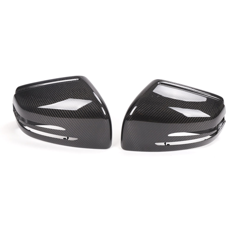 Carbon Fiber Mirror Cap Set - Mercedes Benz W463 G Class, W166 GLE Class, & X166 GLS Class