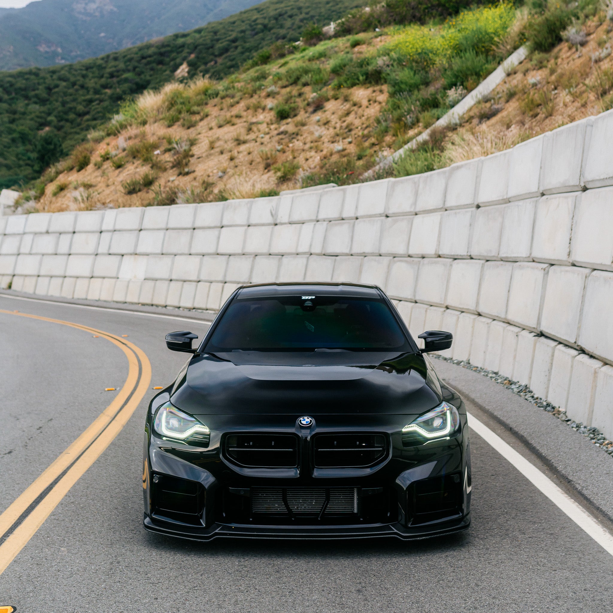 AN Adjustable Style Carbon Fiber Front Lip - BMW G87 M2