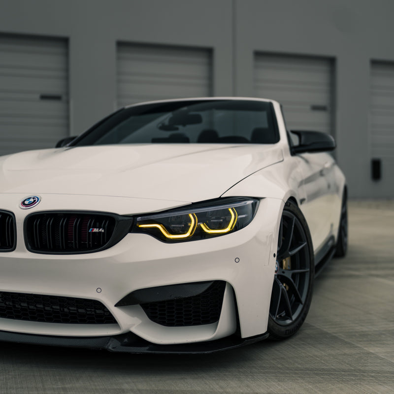 Carbon Fiber Eyelid Headlight Trim - BMW F80 M3 & F82 / F83 M4