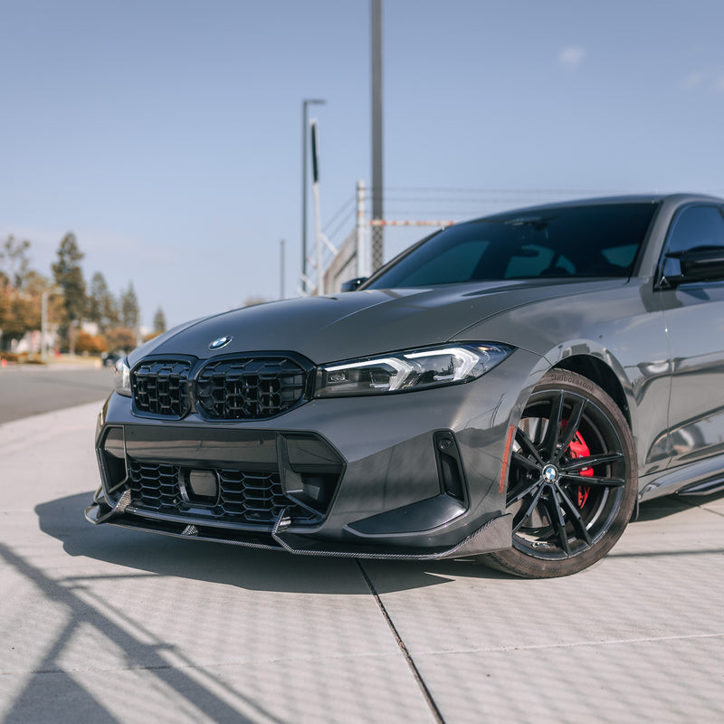 AD Style Carbon Fiber Front Lip - BMW G20 3 Series LCI
