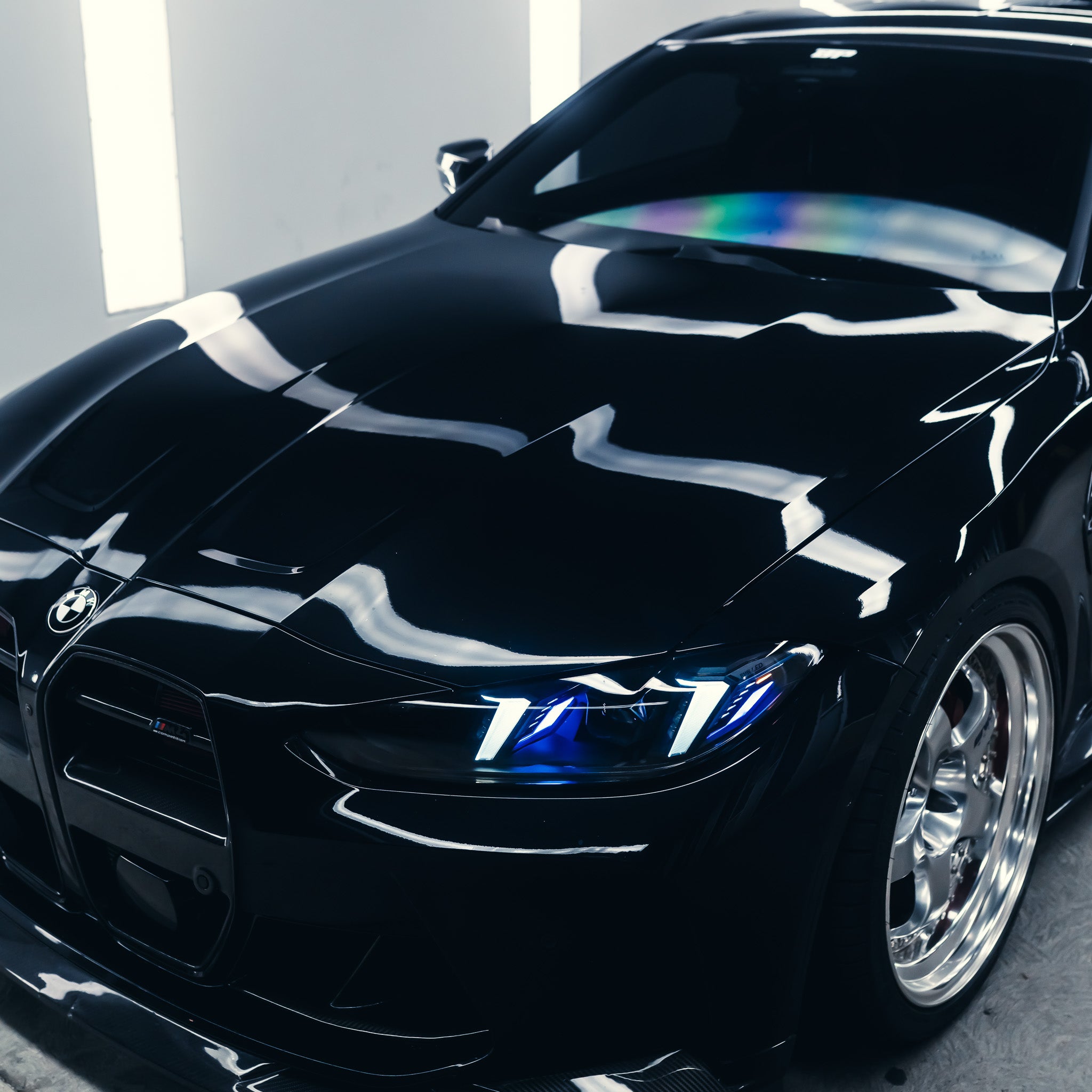 Snake Eye LCI Style LED Headlight with White/Yellow DRL - BMW G80 M3, G82 M4 & G22 4 Series