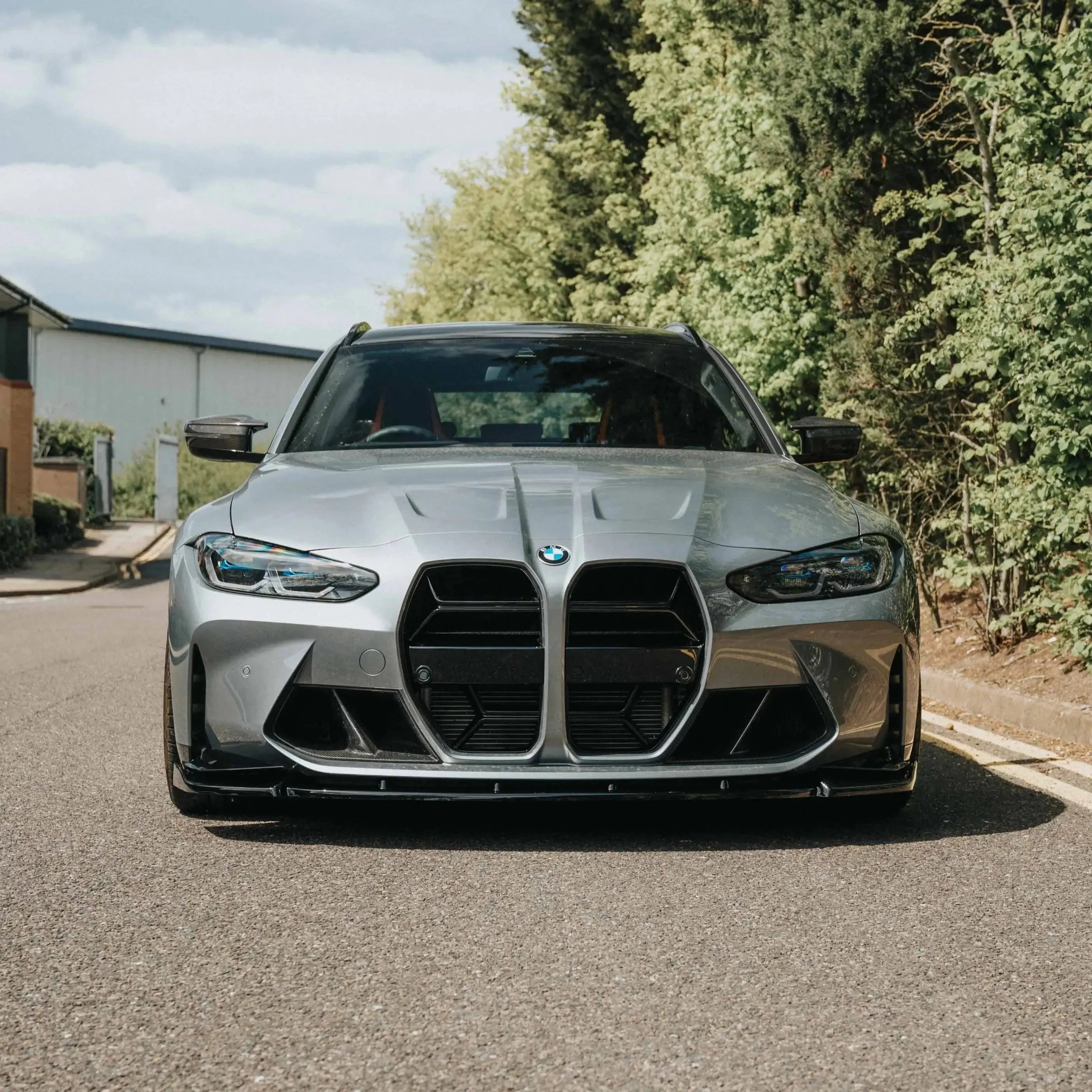 CSL Style Gloss Black Front Grilles - BMW G80 M3 & G82/G83 M4