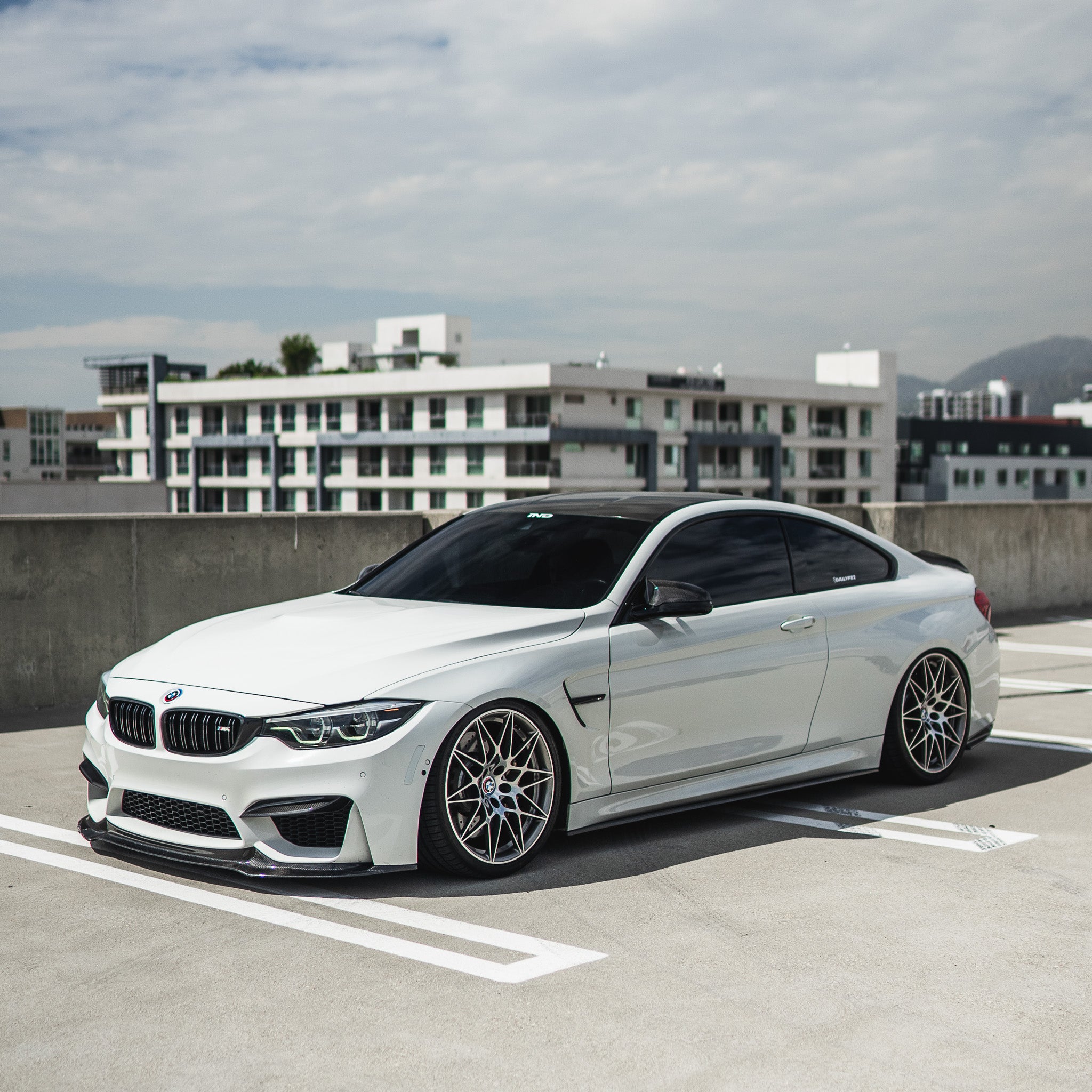 V Style Carbon Fiber Front Lip - BMW F80 M3 & F82/F83 M4
