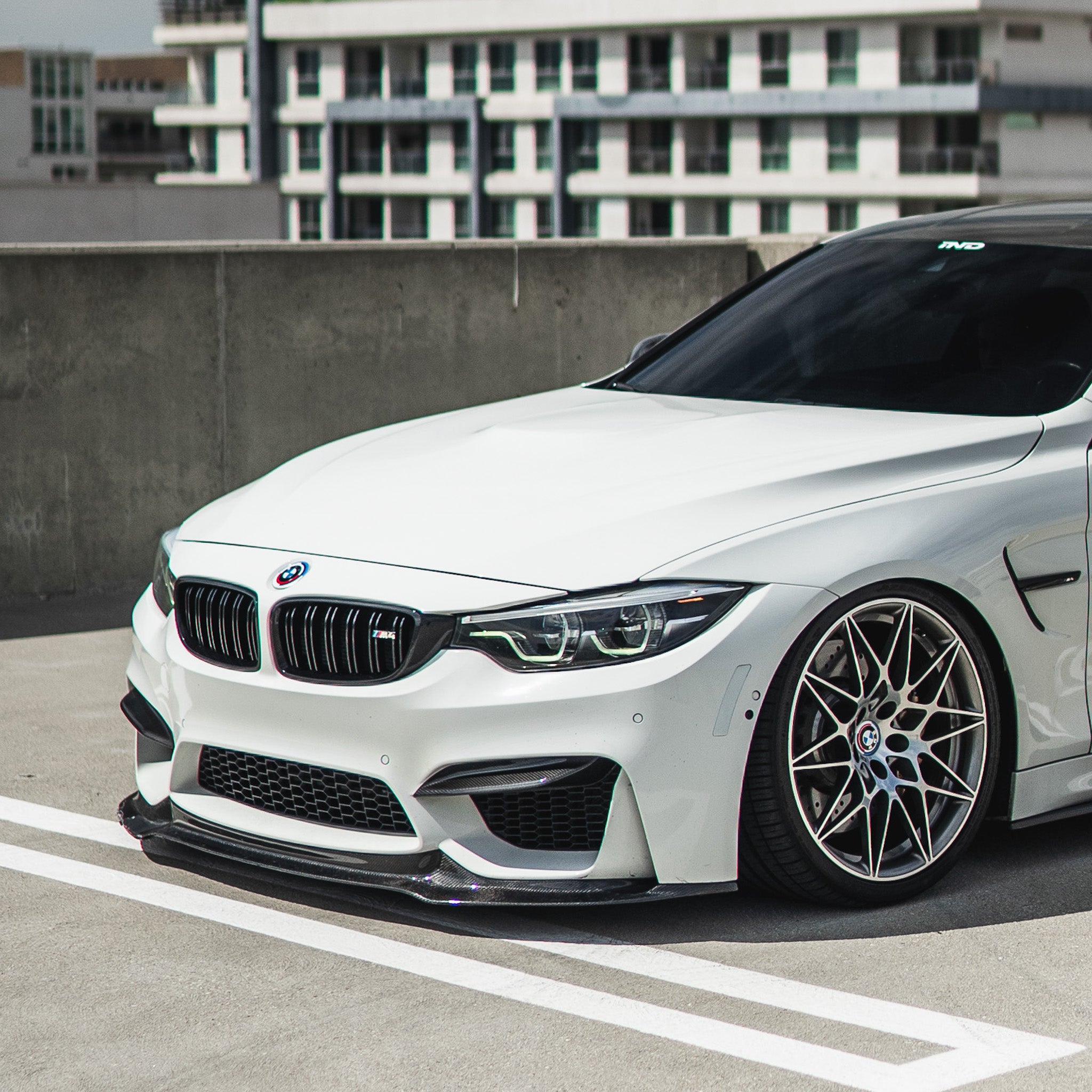 V Style Carbon Fiber Front Lip - BMW F80 M3 & F82/F83 M4