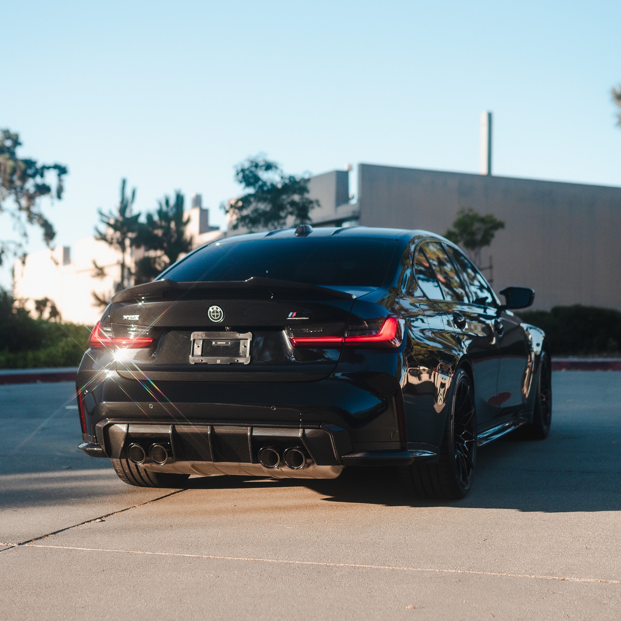 PSM High Kick Carbon Fiber Trunk Spoiler - BMW G80 M3 & G20 3 Series
