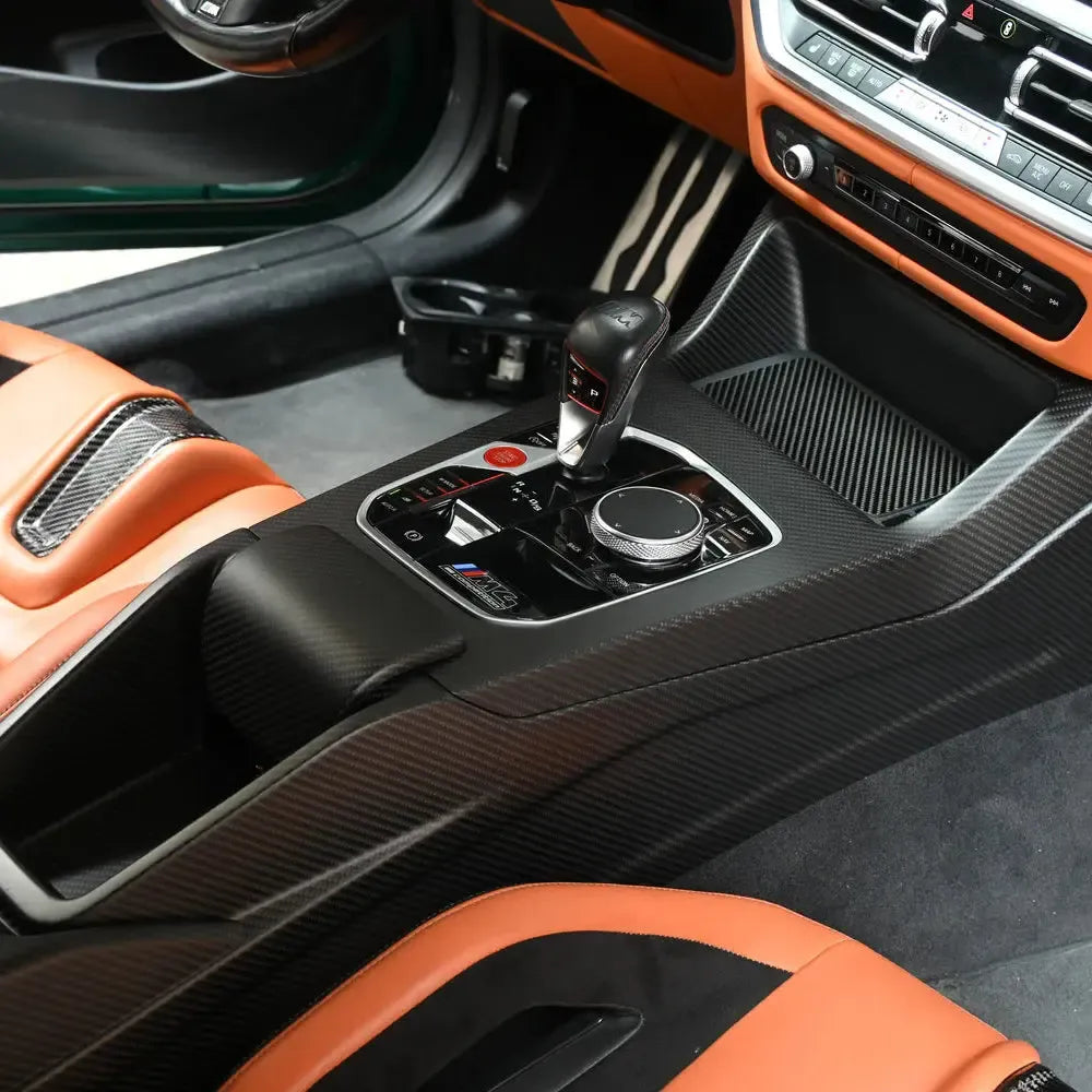 CSL Style Carbon Fiber Center Console - BMW G80 M3 & G82/G83 M4 & G87 M2