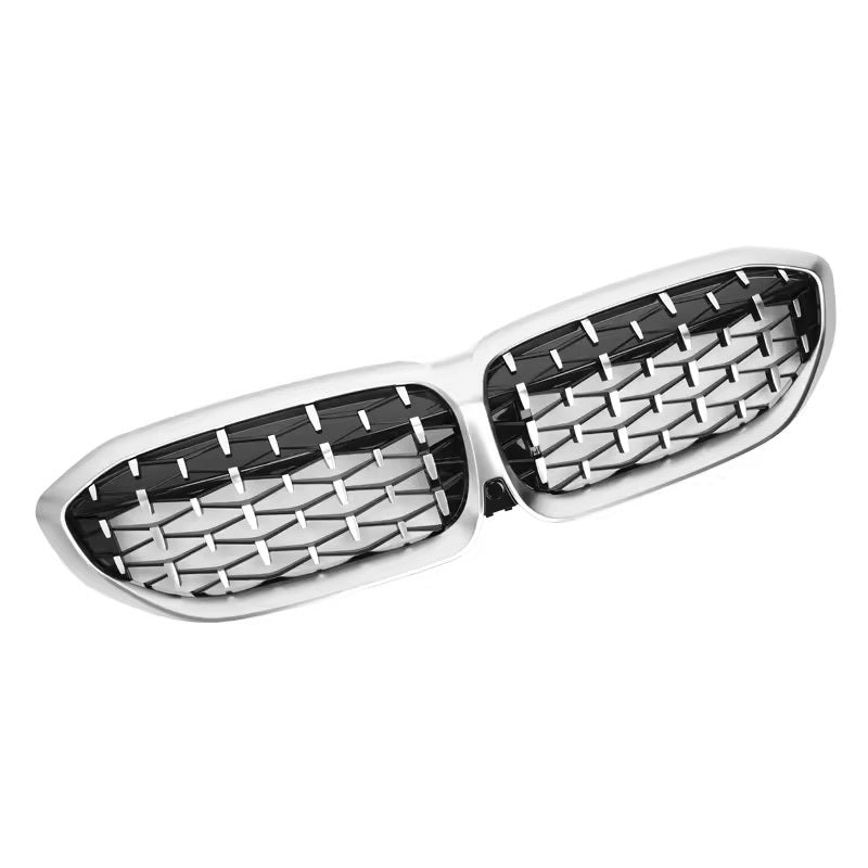 Diamond Style Silver ABS Front Grille - BMW G20 3 Series