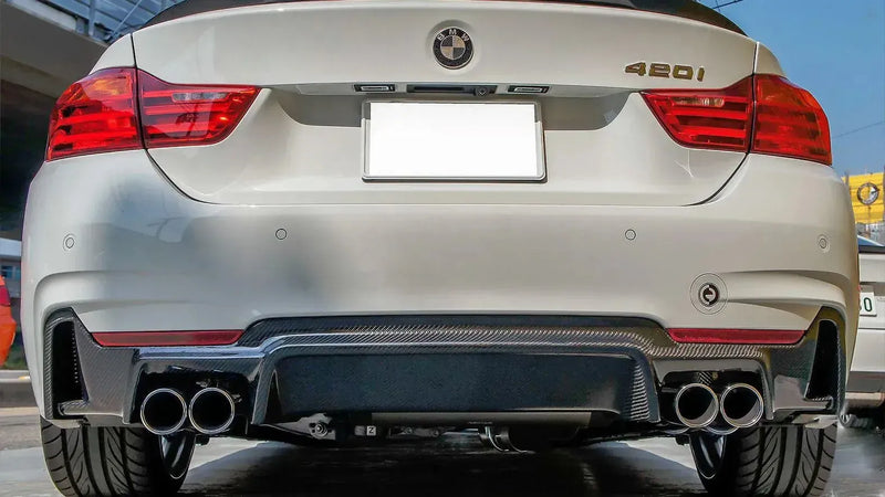 END CC Style Carbon Fiber Rear Diffuser - BMW F32 / F33 / F36 4 Series