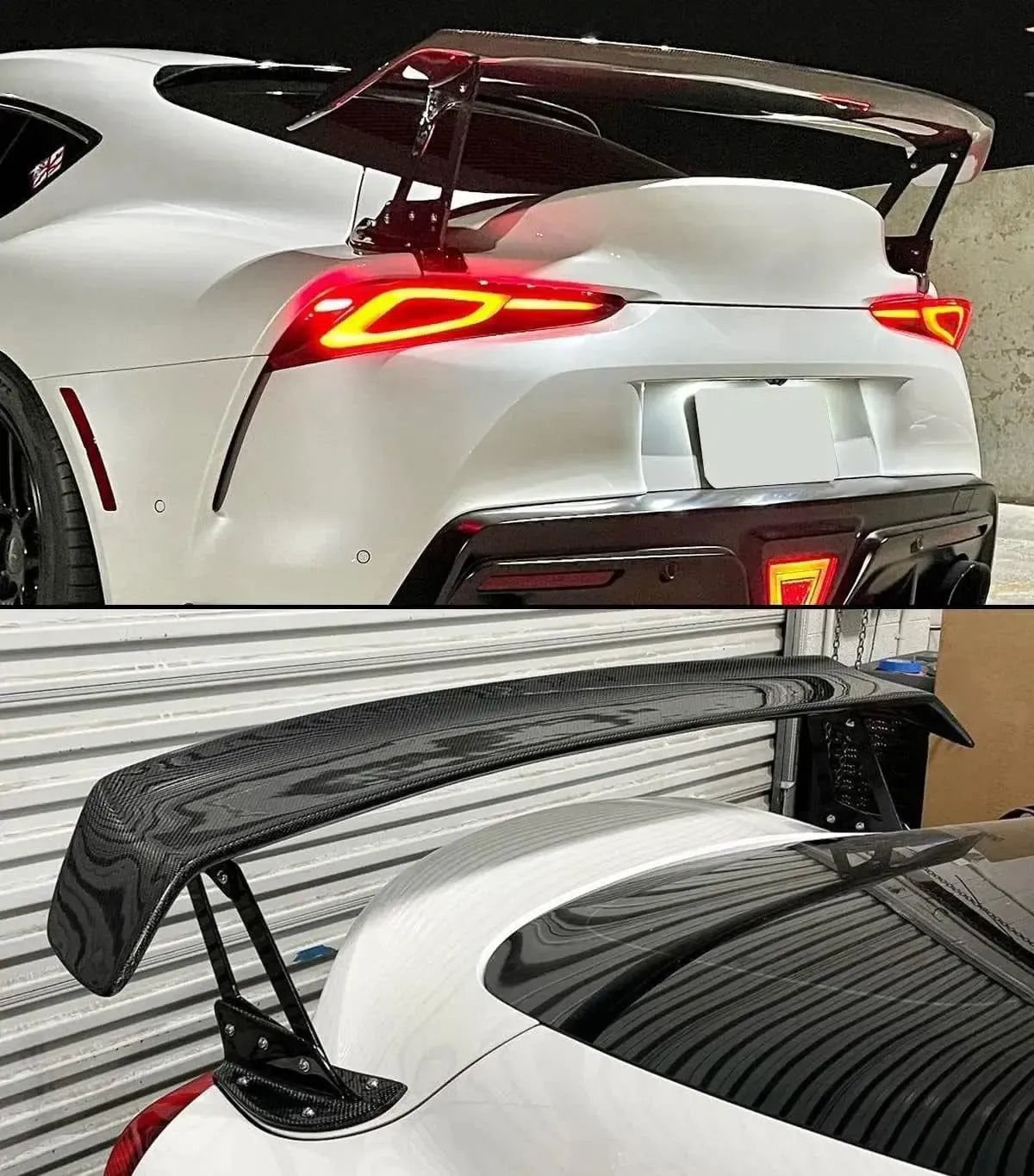 GT Style Carbon Fiber Wing - Toyota A90 Supra
