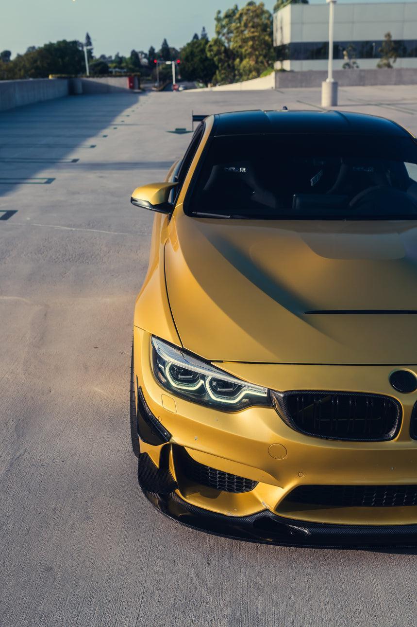 GT4 Style Carbon Fiber Front Canard - BMW F80 M3 & F82 / F83 M4