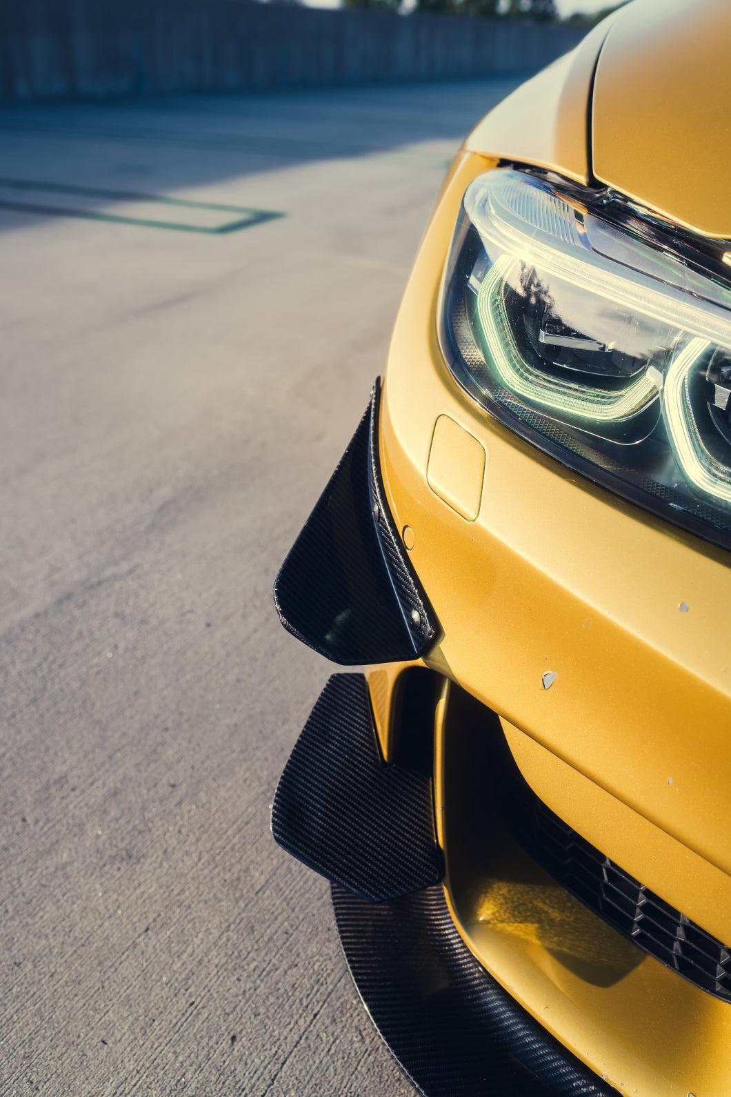 GT4 Style Carbon Fiber Front Canard - BMW F80 M3 & F82 / F83 M4