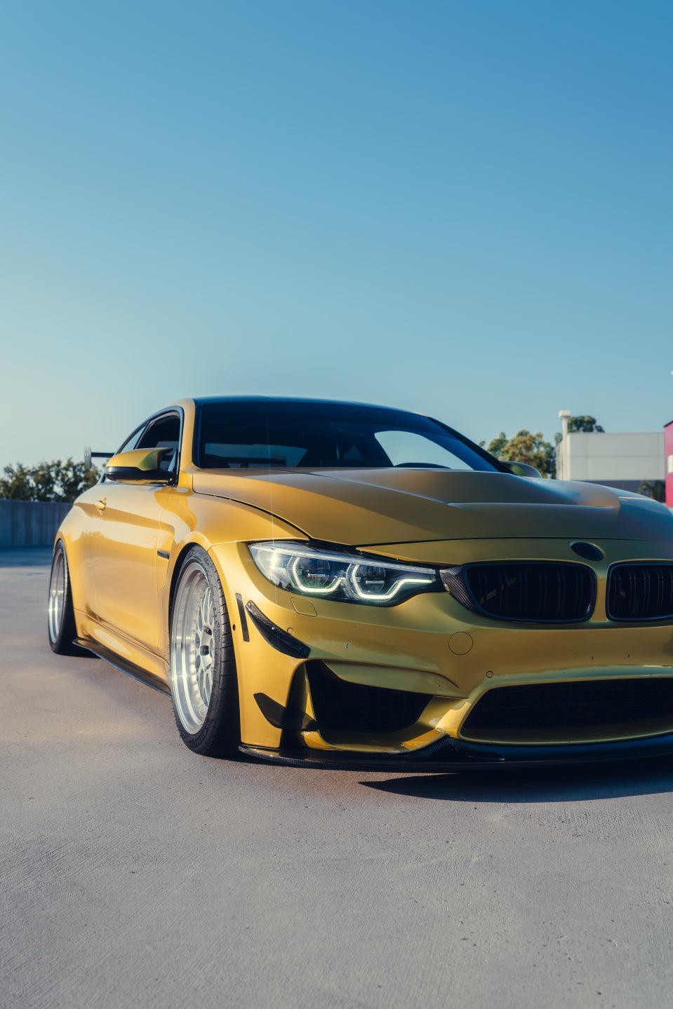 GT4 Style Carbon Fiber Front Canard - BMW F80 M3 & F82 / F83 M4