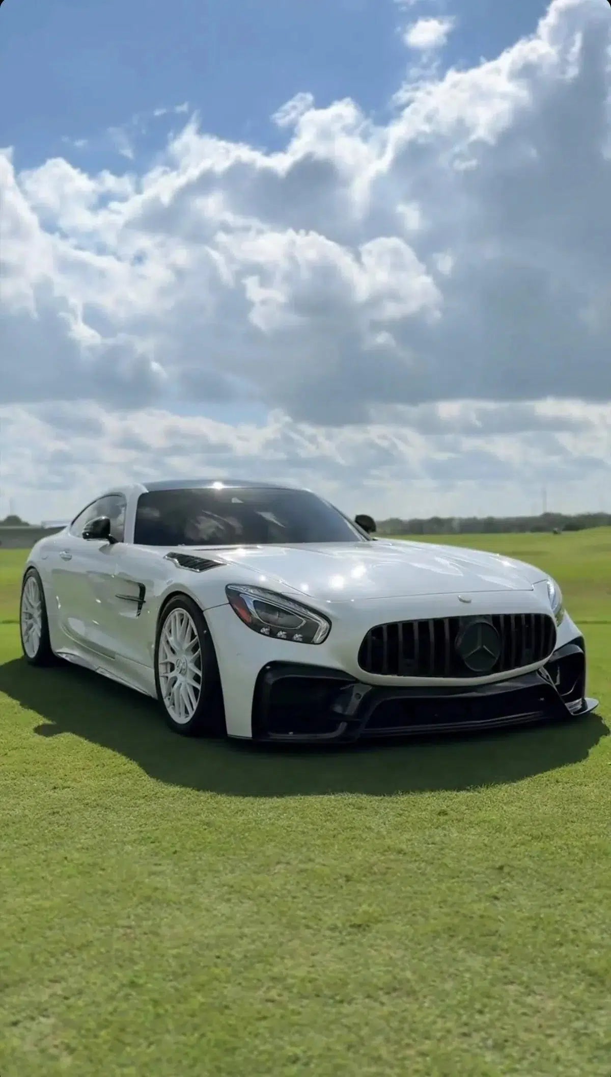 GTR Style ABS & Carbon Fiber Front Bumper - Mercedes Benz AMG GT, GTS & GTC