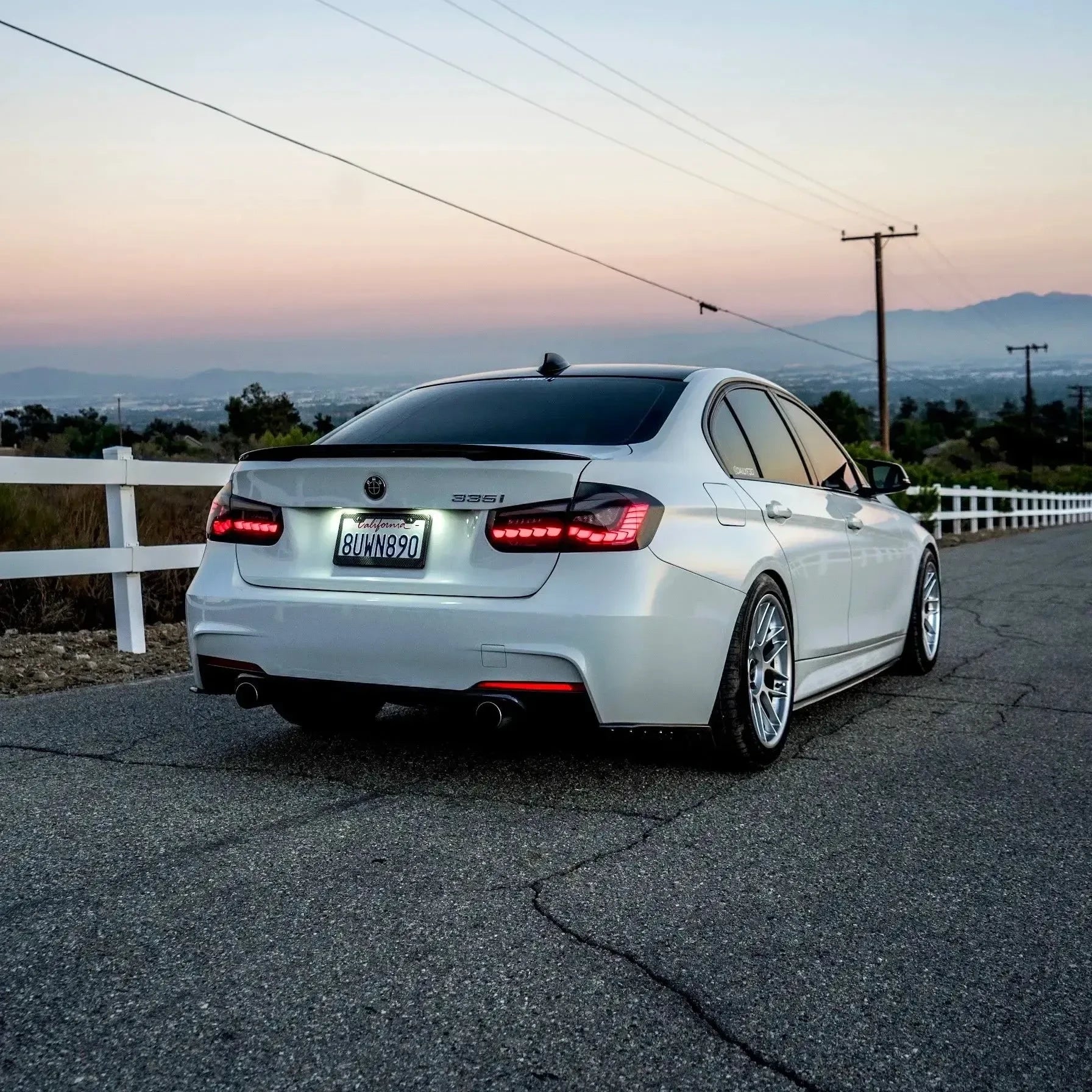 GTS Smoked Clear LED Taillights - BMW F80 M3 & F30 3 Series