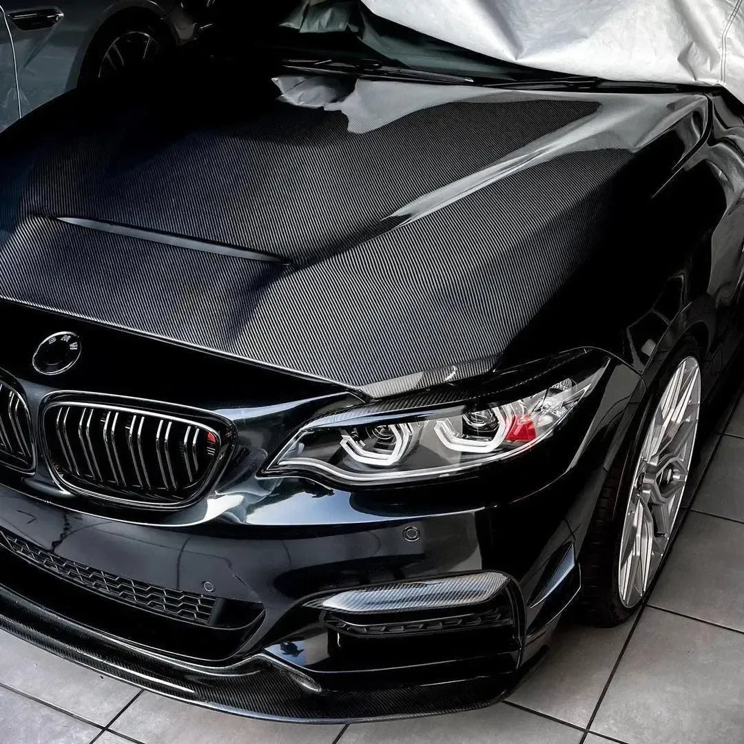 GTS Style Carbon Fiber Front Hood - BMW F87 M2 & F22 / F23 2 Series