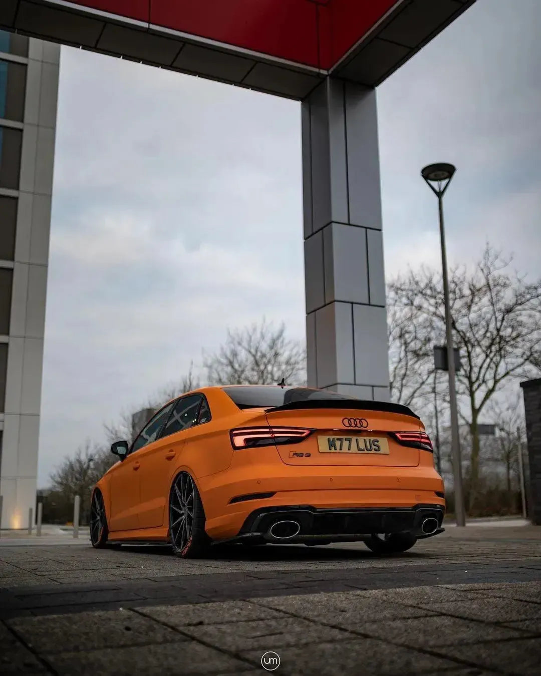 High Kick Carbon Fiber Trunk Spoiler - Audi RS3/S3/A3 8V