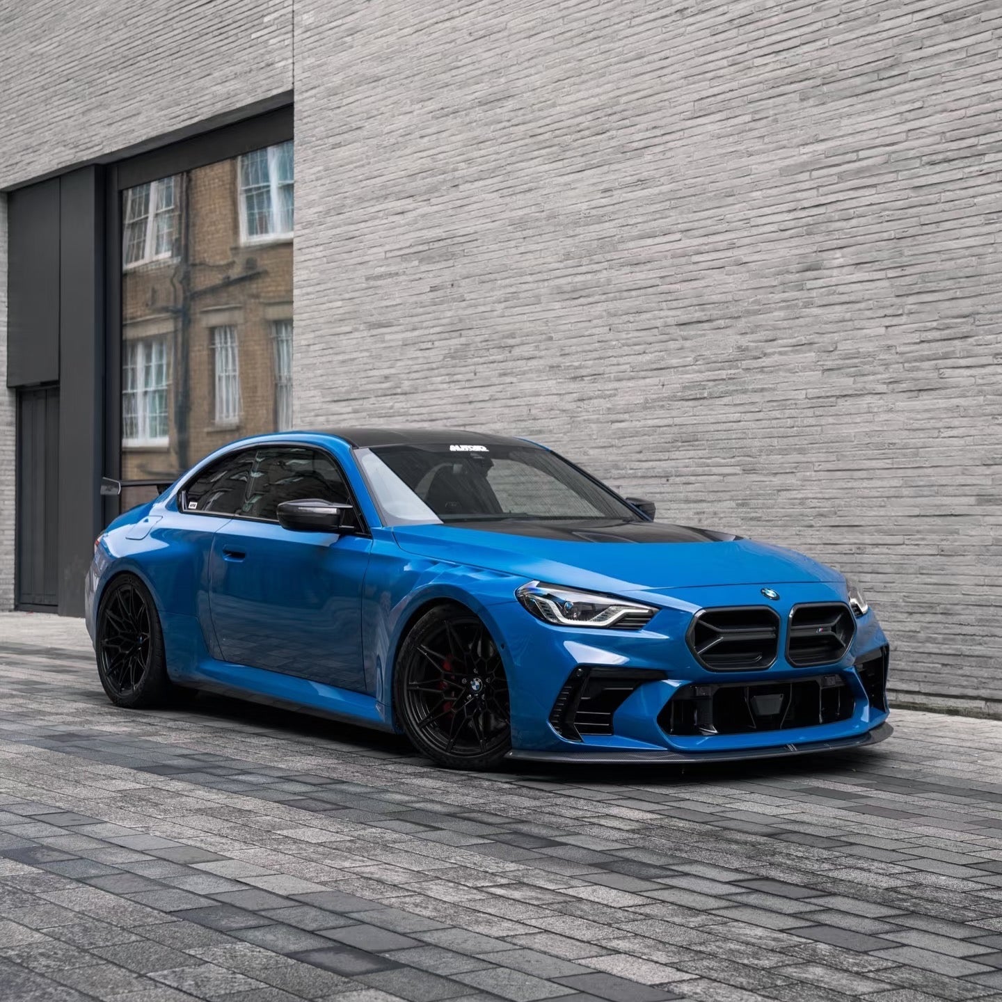 AD Style Full Carbon Fiber Front Bumper - BMW G87 M2