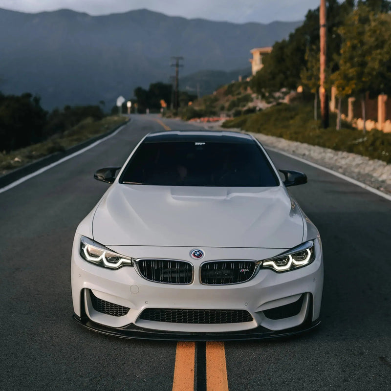K Style Carbon Fiber Front Lip - BMW F80 M3 & F82/F83 M4
