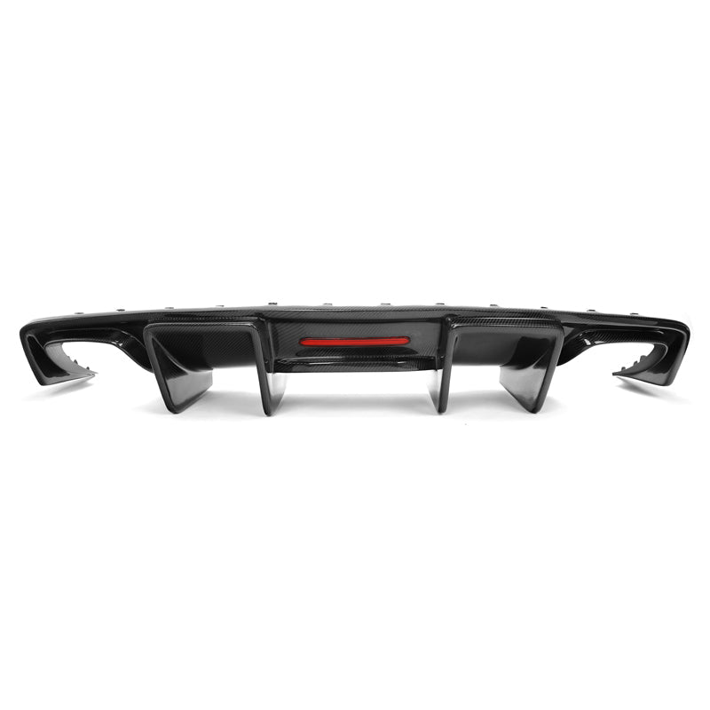 KB Style Carbon Fiber Rear Diffuser - Audi B8.5 S4 & A4