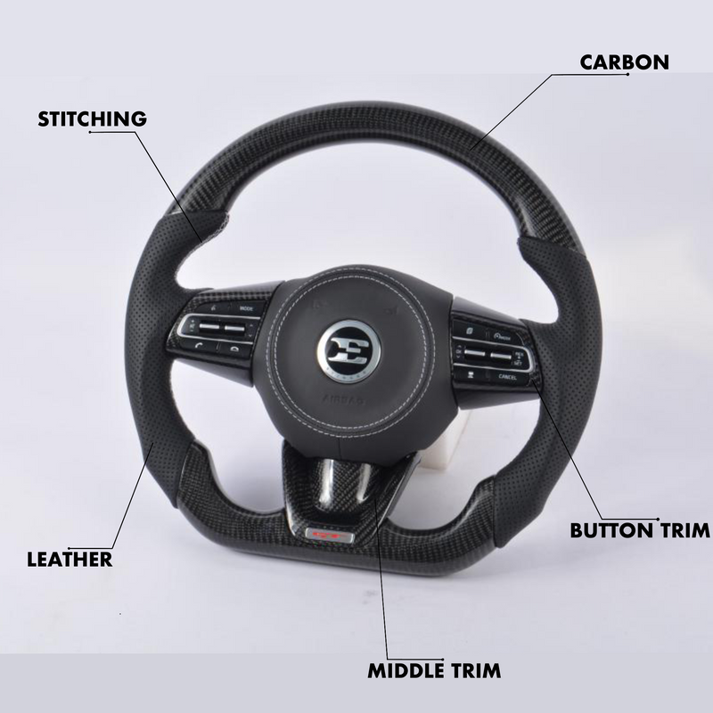 Kia Stinger Style - Full Custom Steering Wheel