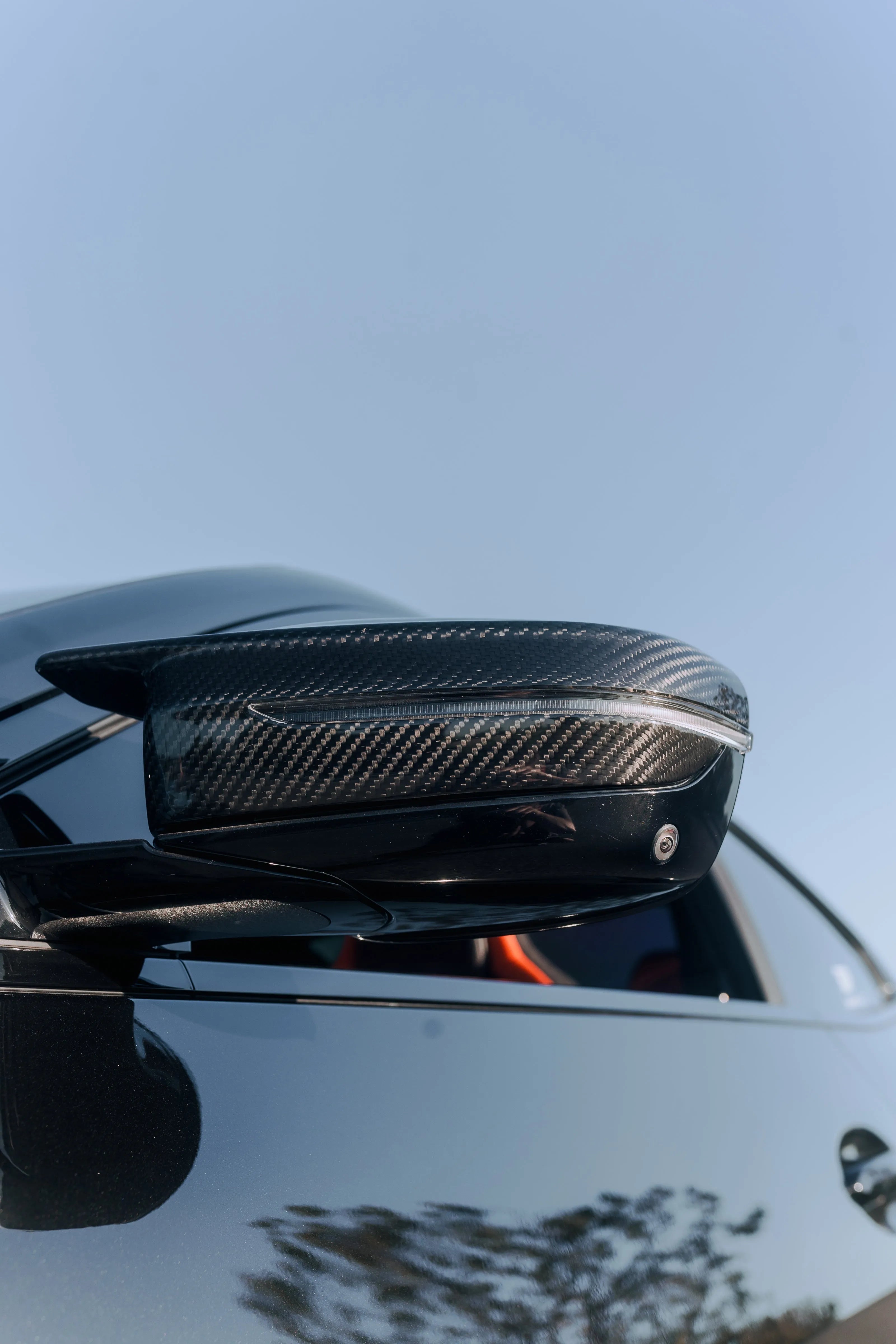 M Style Carbon Fiber Mirror Cap Set - BMW G42 2 Series M240i