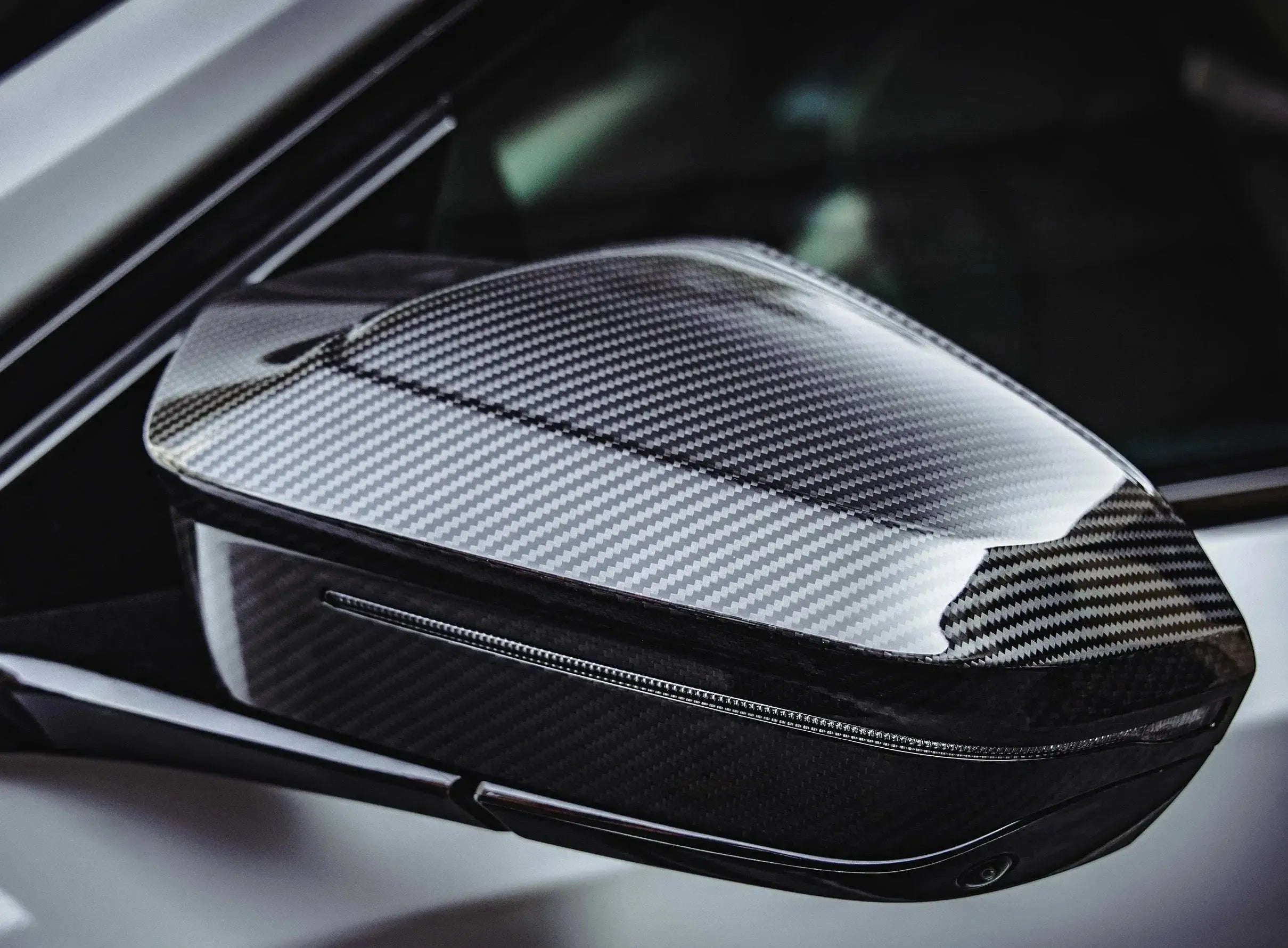 M Style Carbon Fiber Mirror Cap Set - BMW G90/G99 M5