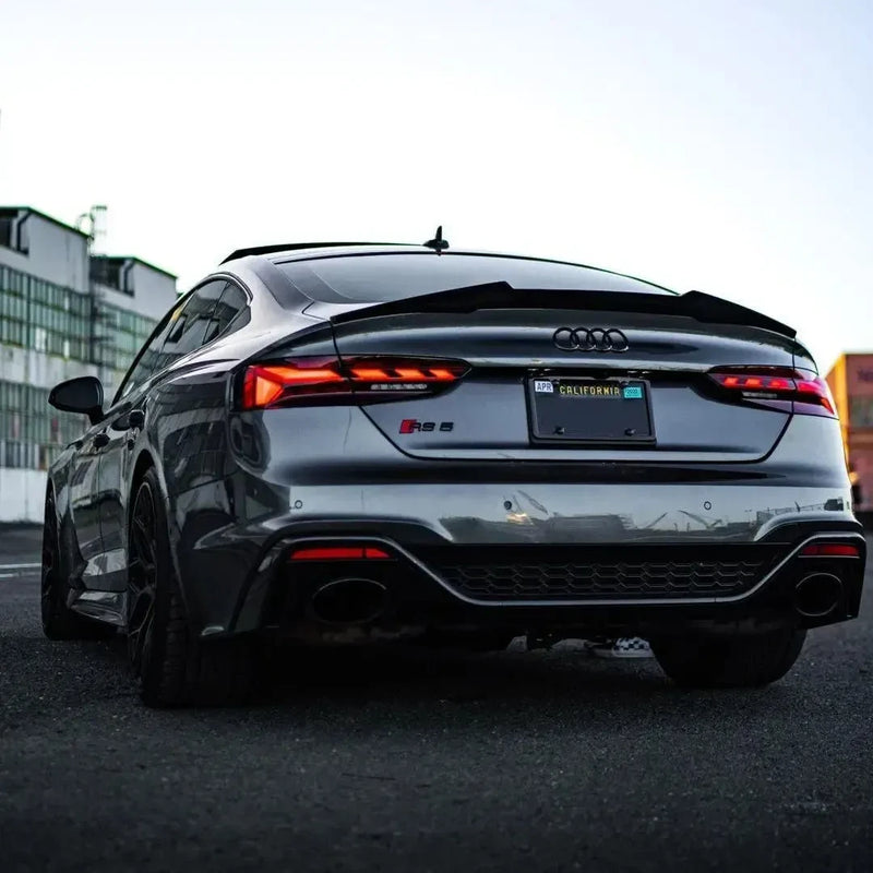 M4 Style Carbon Fiber Trunk Spoiler - Audi RS5/S5/A5 B9/B9.5